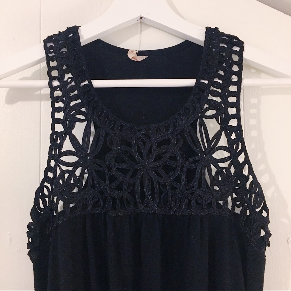 Simple classic black dress